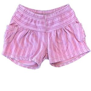Tea Collection Girls Size 7 Purple Pull-on Shorts With Elastic Waist & Pockets